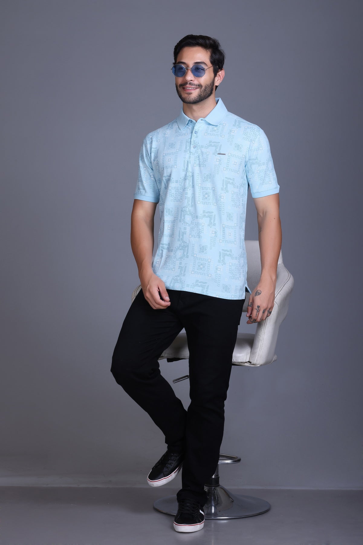 Men's Sky Collar T-Shirt
