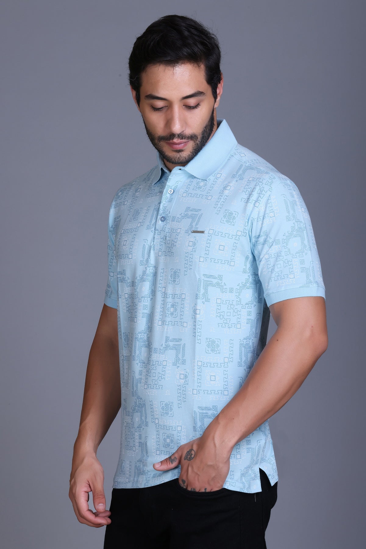 Men's Sky Collar T-Shirt