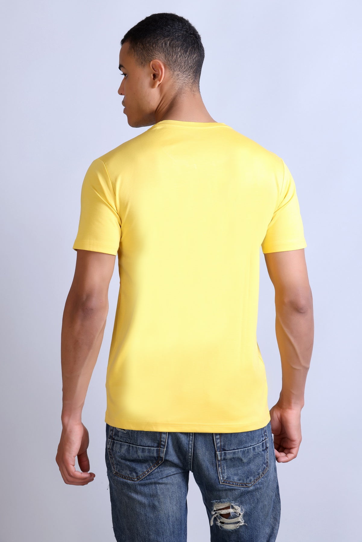 Men's Printed Round Neck T-Shirt