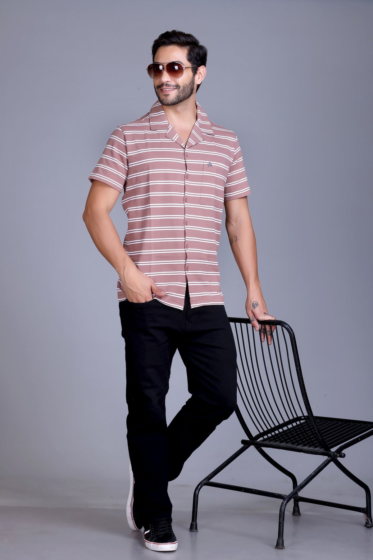 Men's Onion Collar Shirt