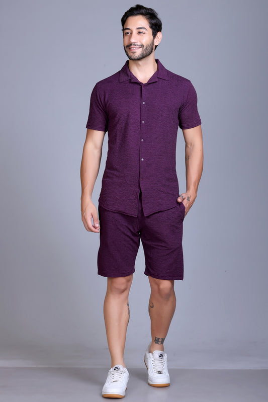 Men Cotton Regular Fit Coord Set