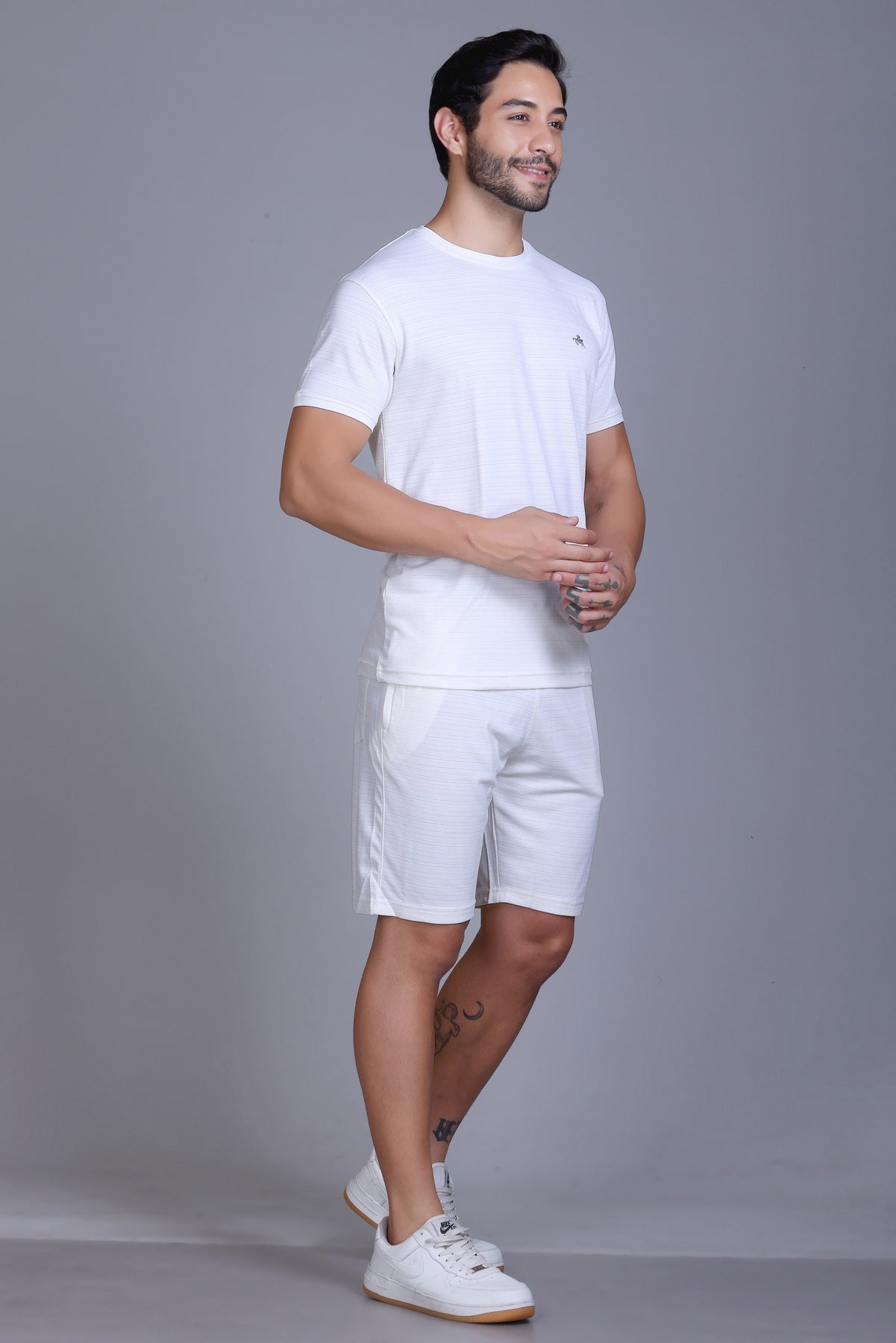 Men Cotton Regular Fit Coord Set