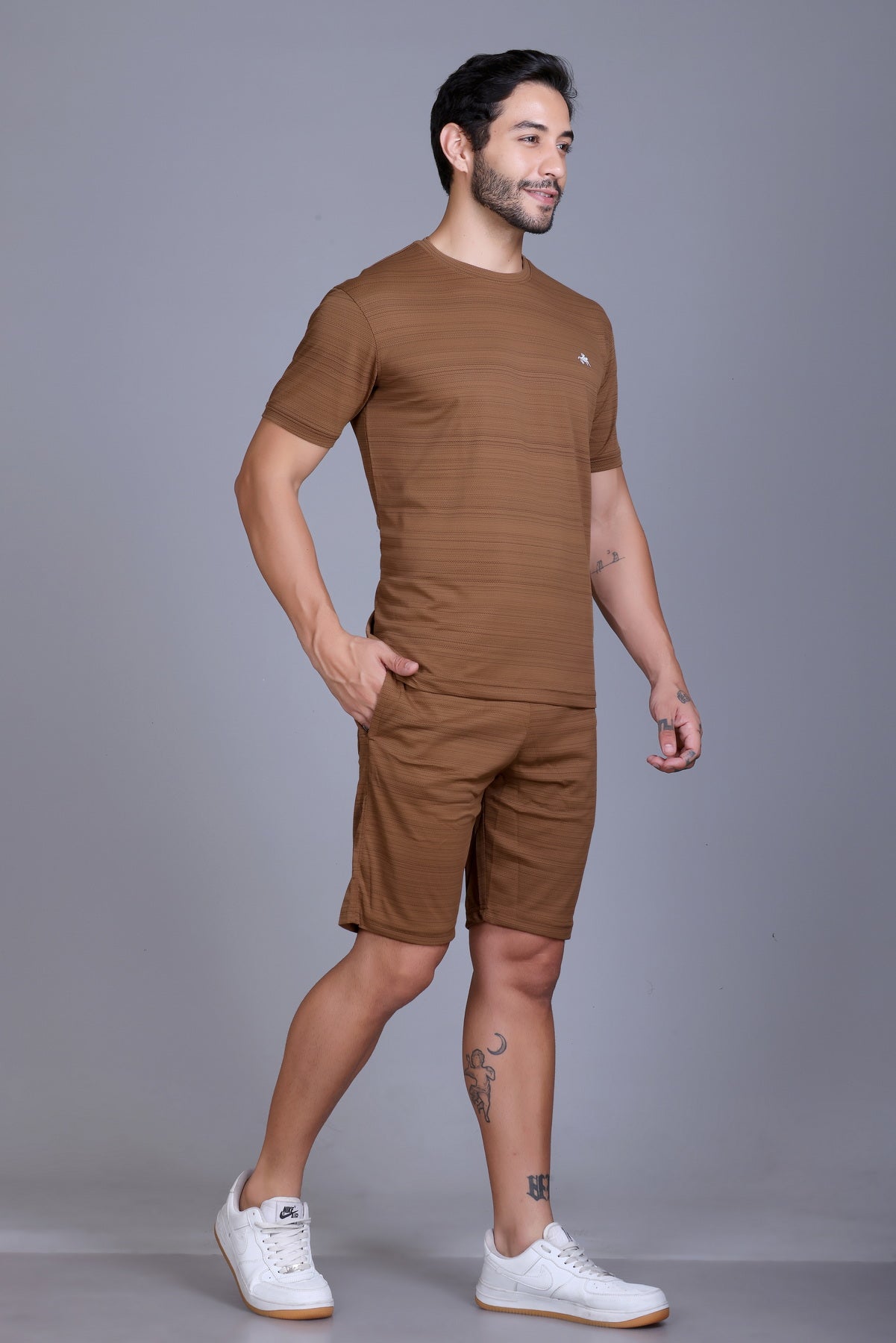 Men Cotton Regular Fit Coord Set