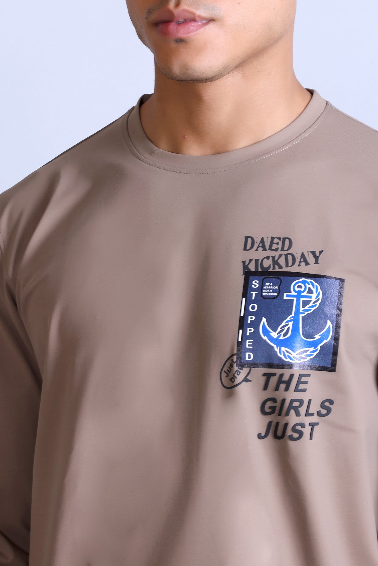Men's Printed Round Neck Sweatshirt