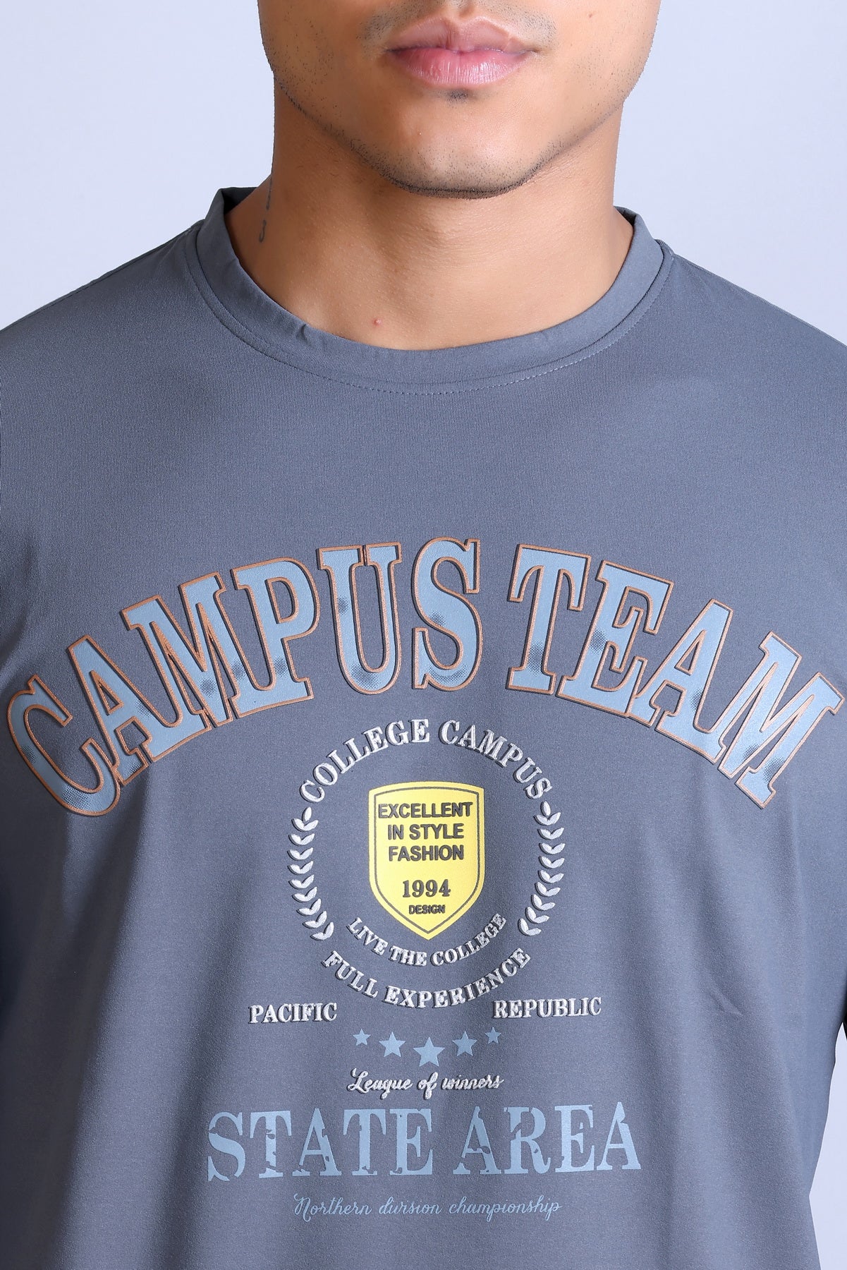 Men's Printed Round Neck Sweatshirt