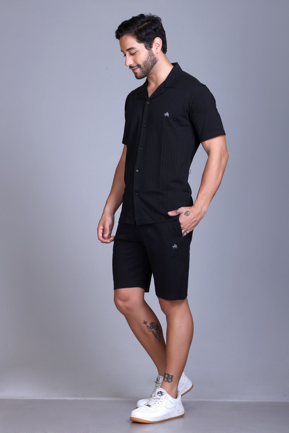 Men Cotton Regular Fit Coord Set