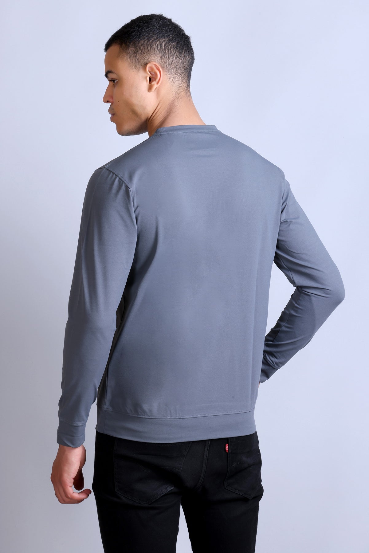 Men's Printed Round Neck Sweatshirt