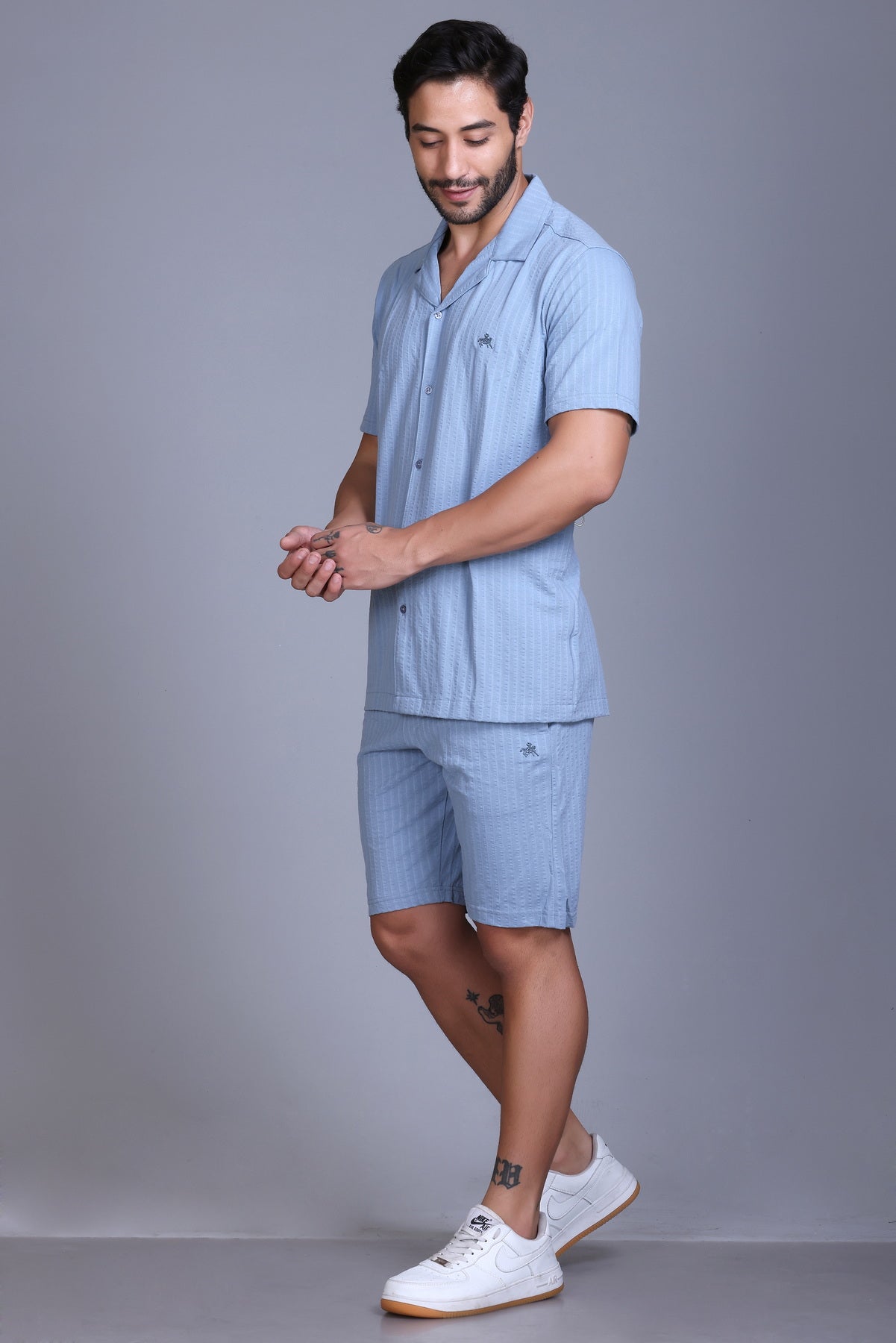 Men Cotton Regular Fit Coord Set