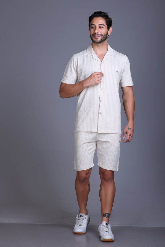 Men Cotton Regular Fit Coord Set