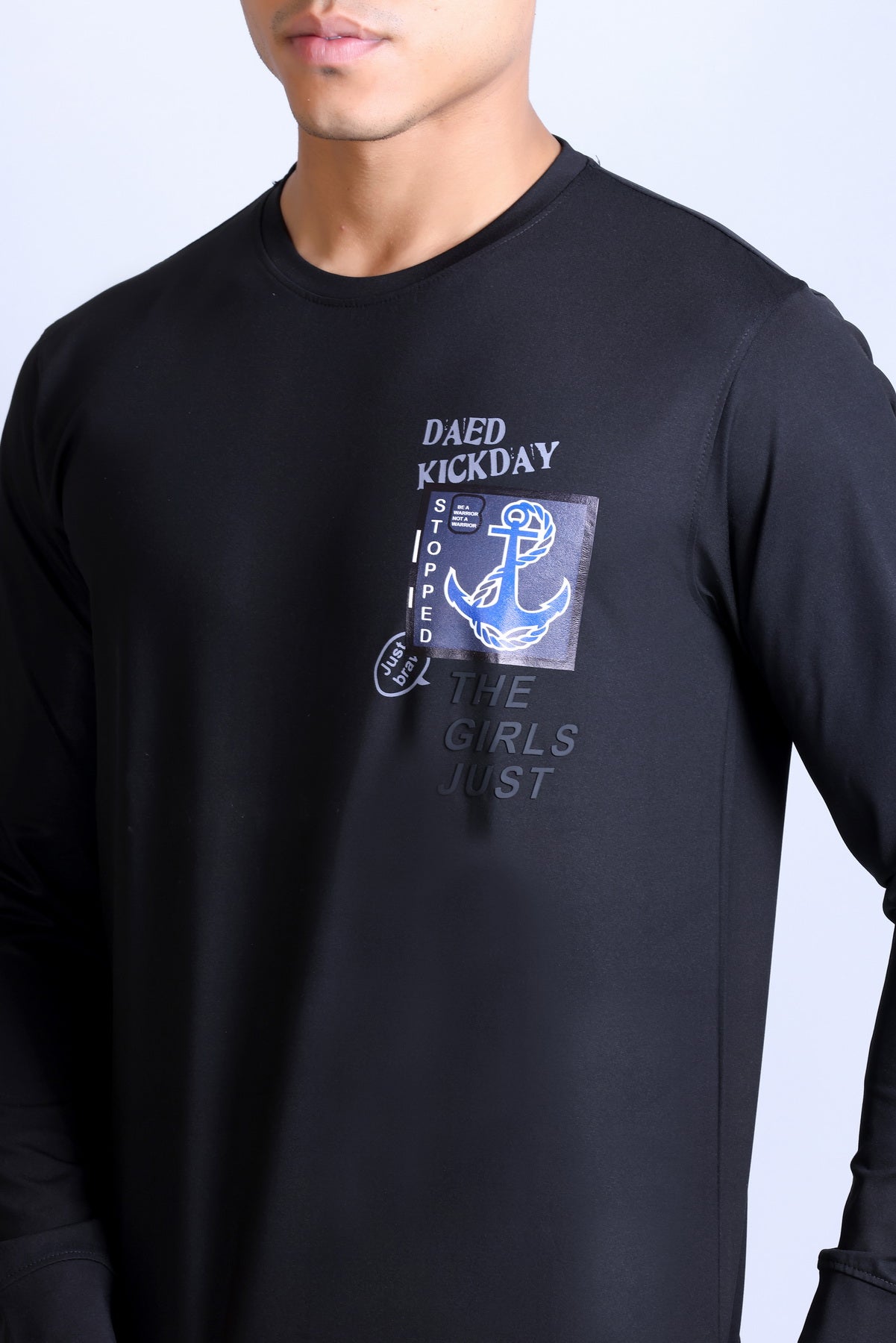 Men's Printed Round Neck Sweatshirt