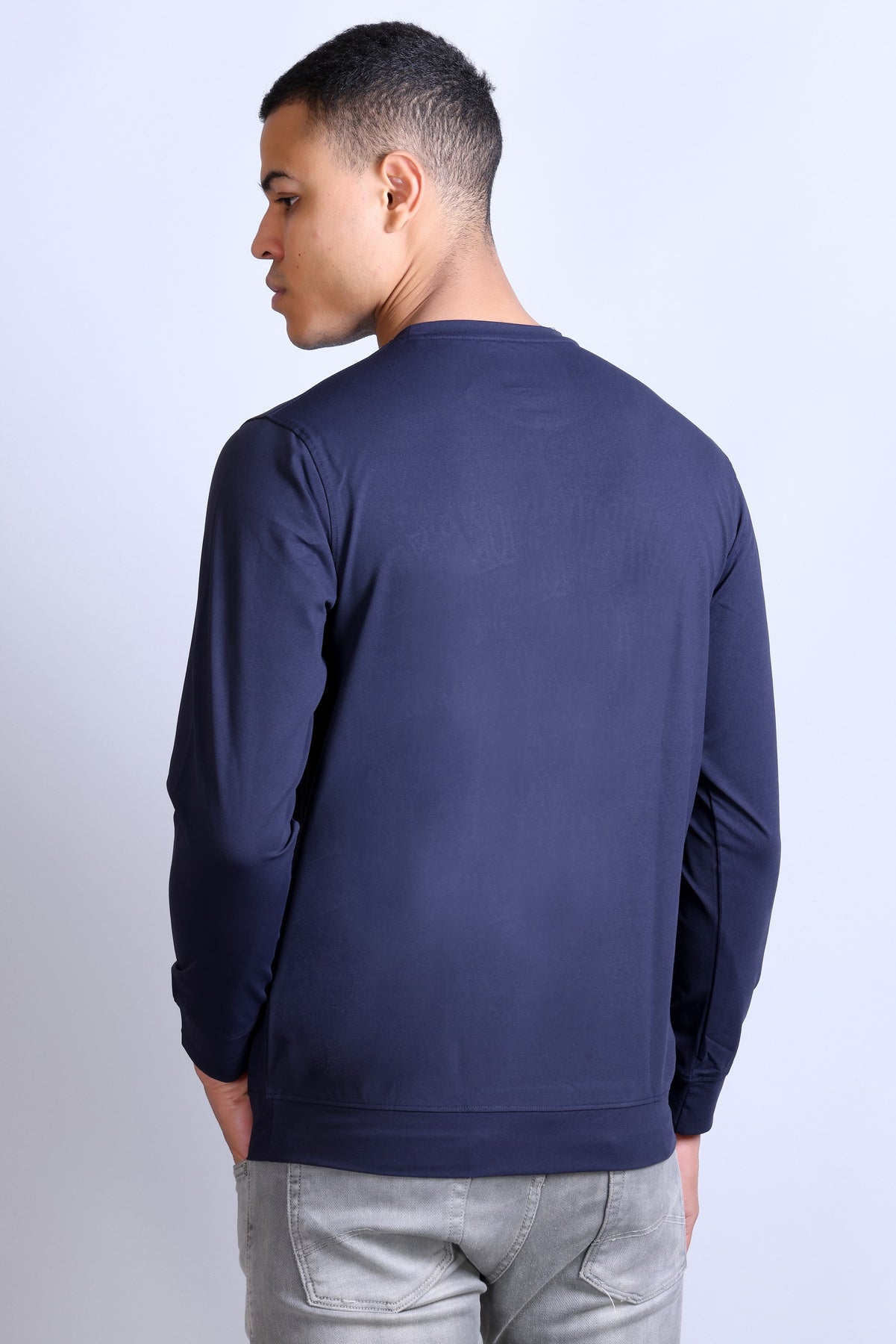 Men's Printed Round Neck Sweatshirt