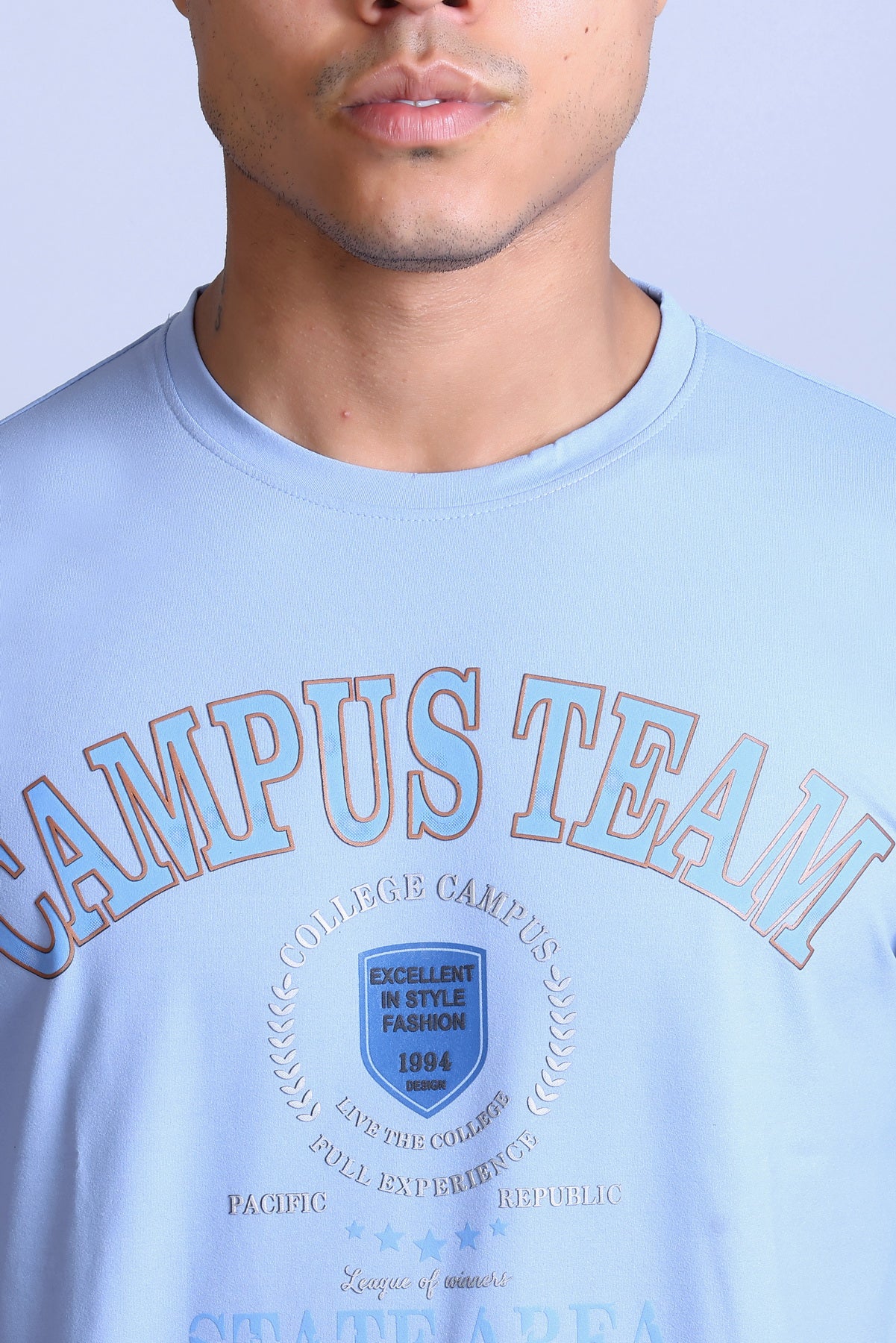Men's Printed Round Neck Sweatshirt