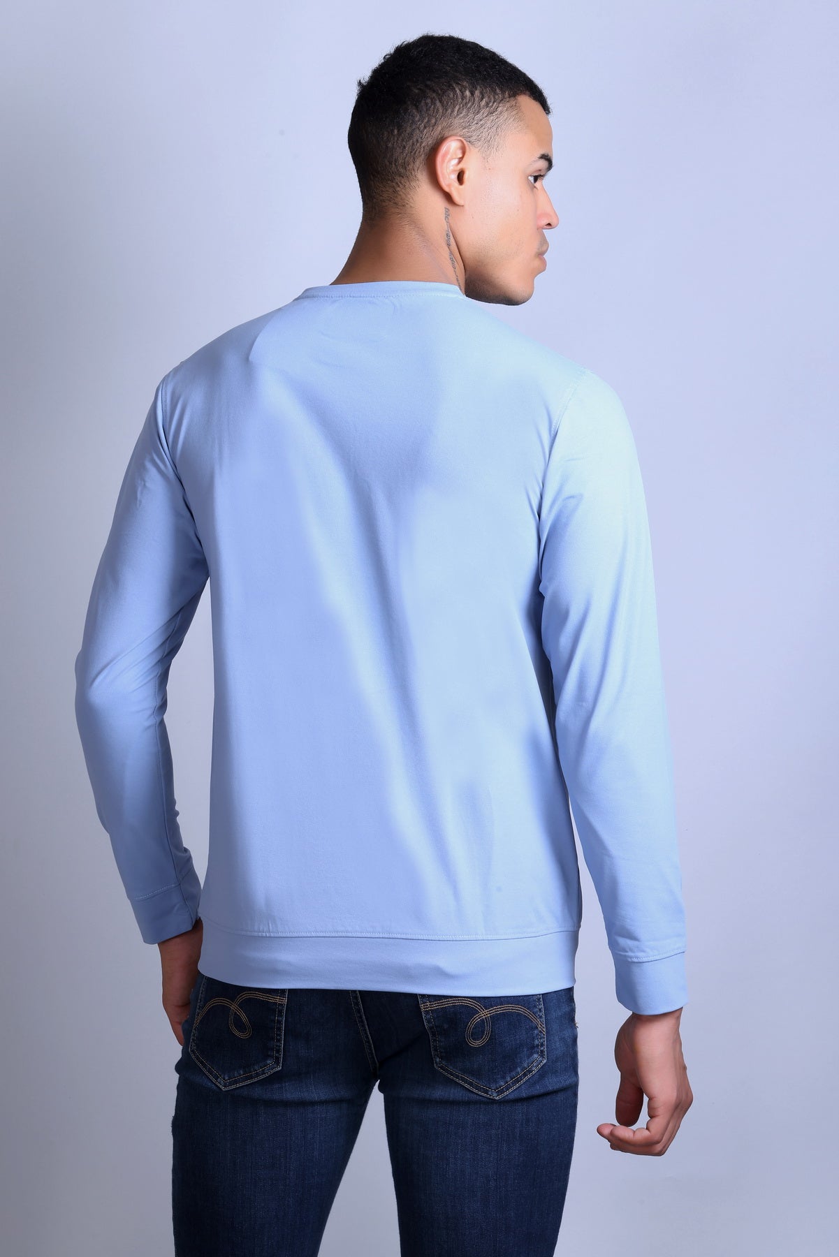 Men's Printed Round Neck Sweatshirt