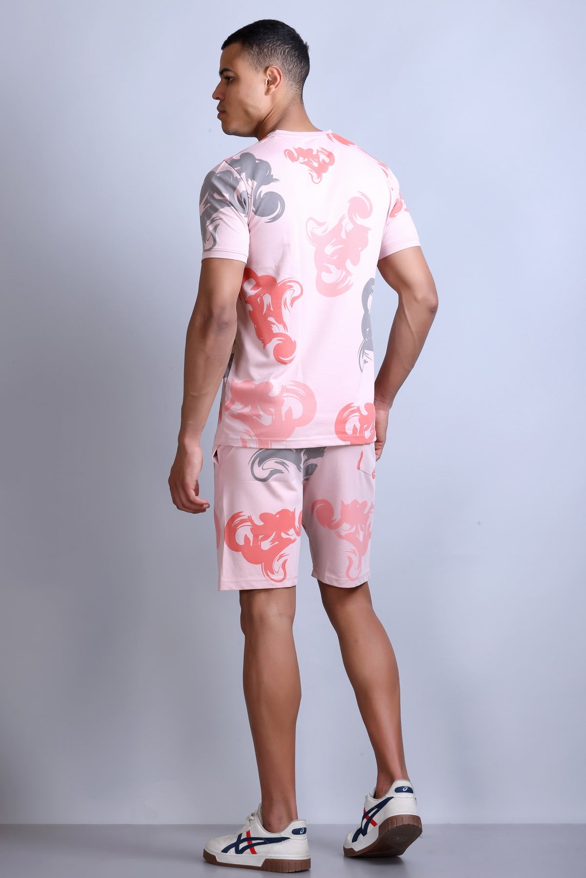 Men Printed Cotton Regular Fit Coord Set