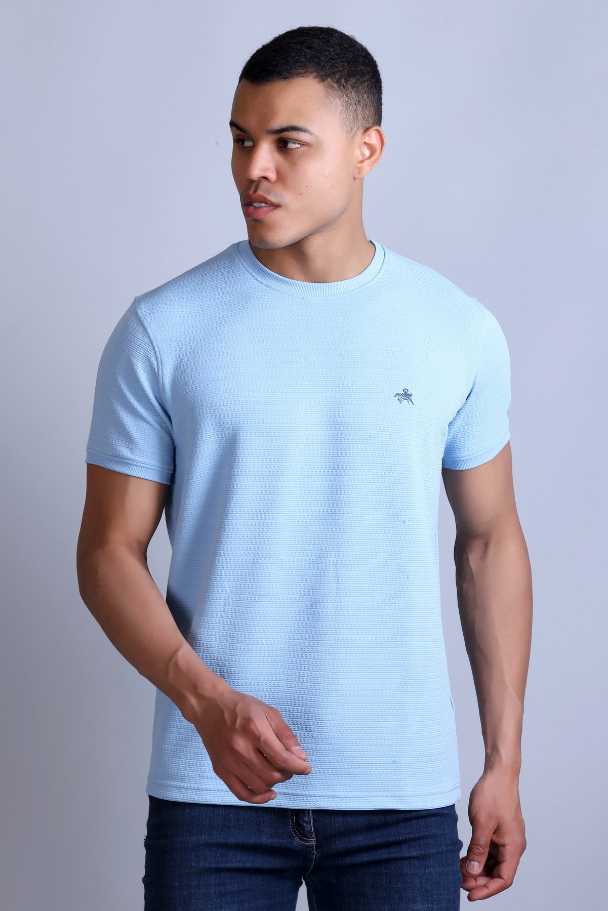 Men's Sky Round Neck T-shirt
