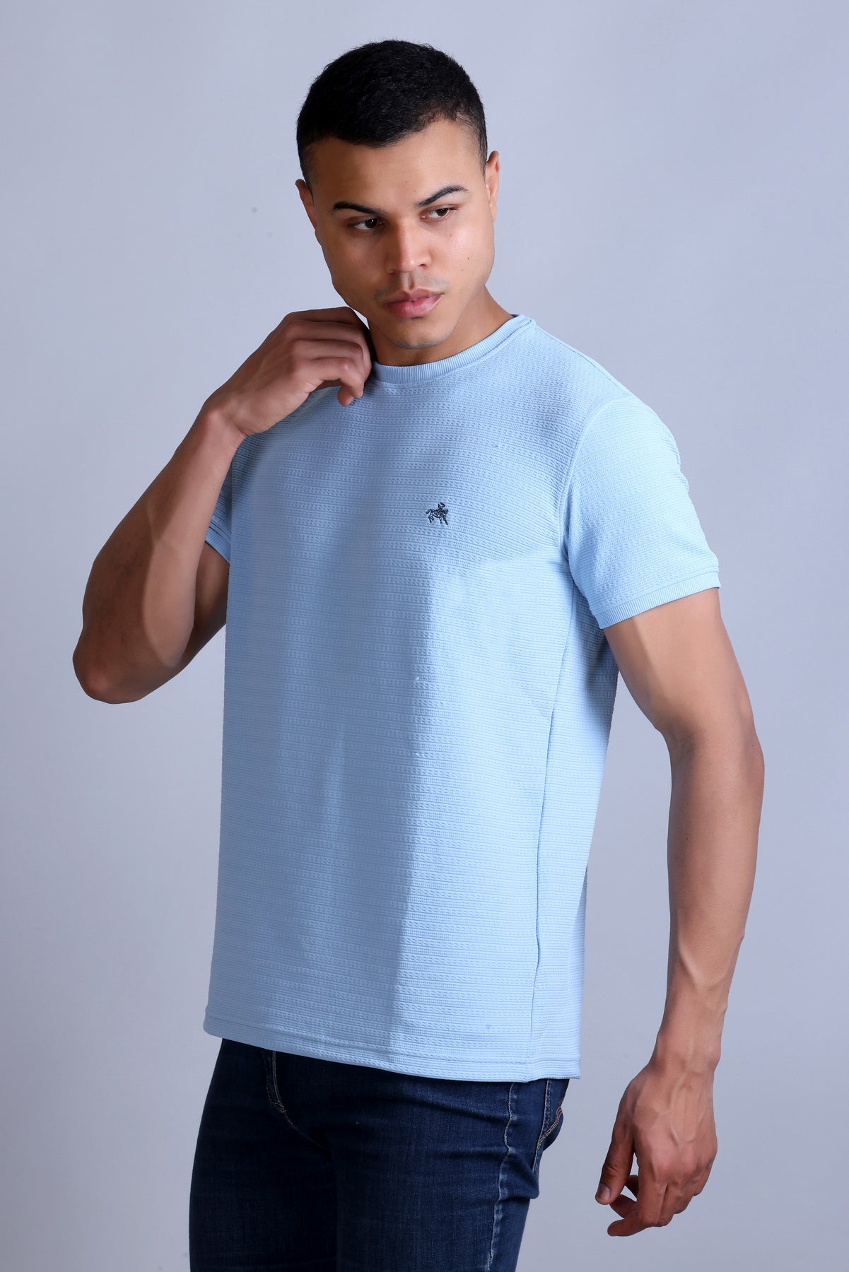 Men's Sky Round Neck T-shirt