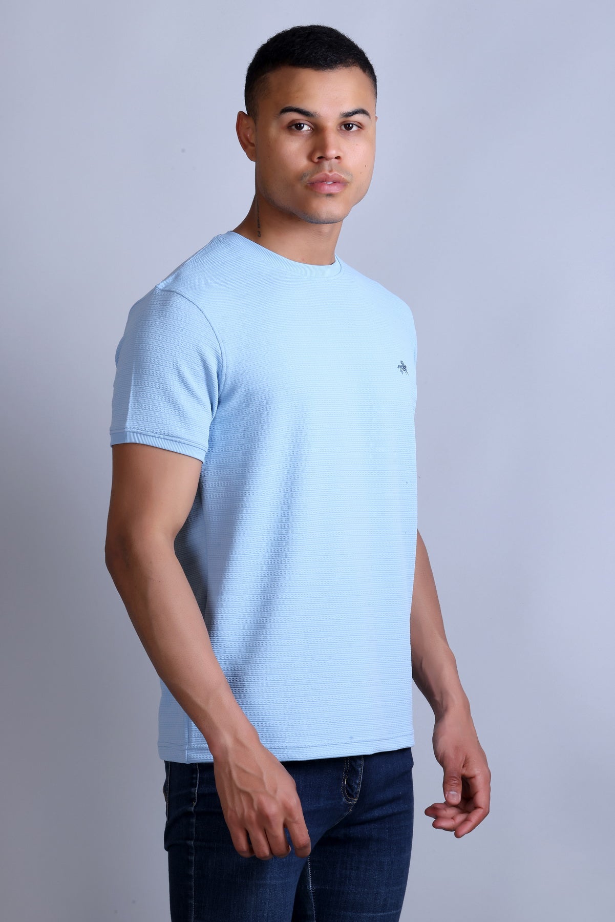 Men's Sky Round Neck T-shirt