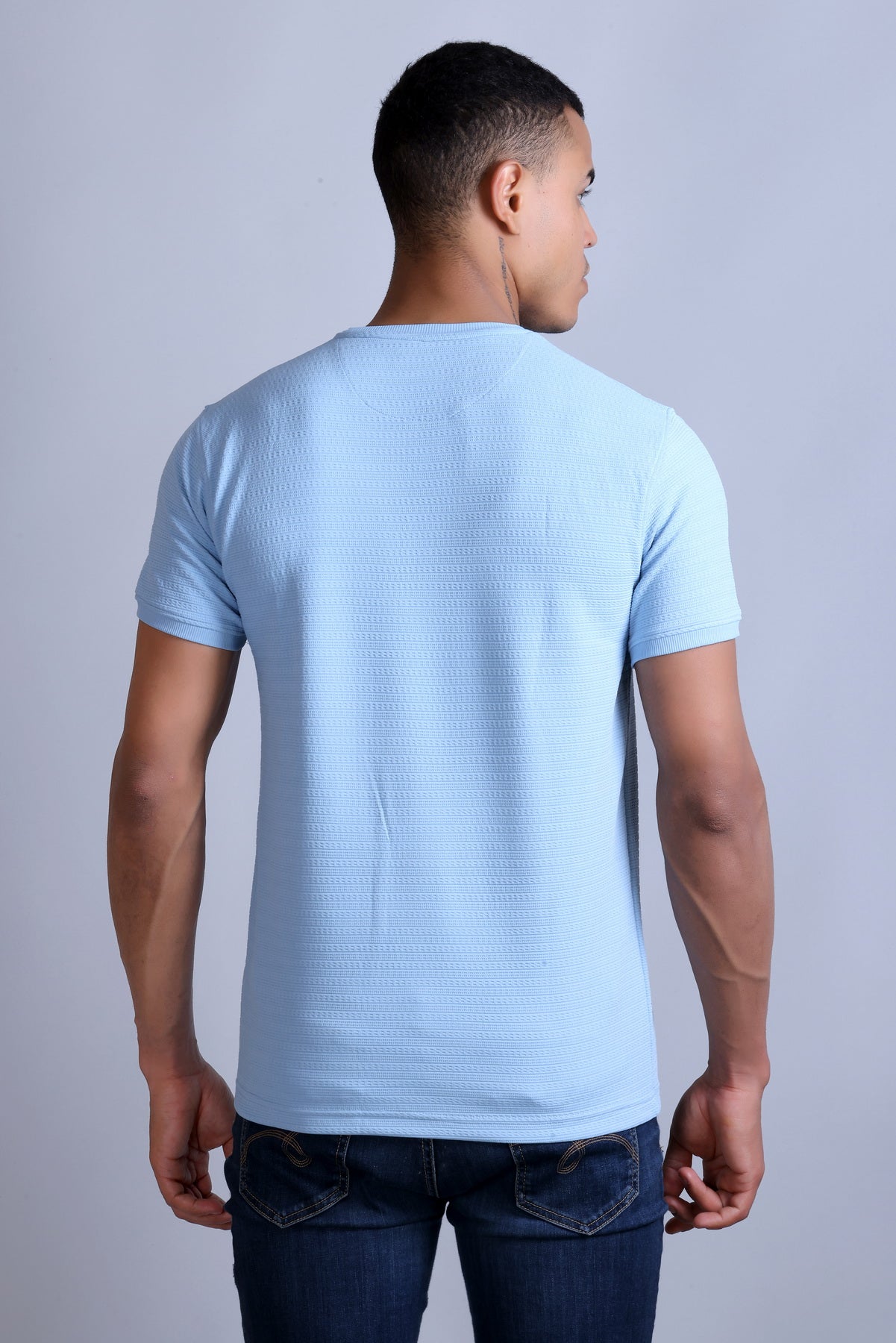 Men's Sky Round Neck T-shirt