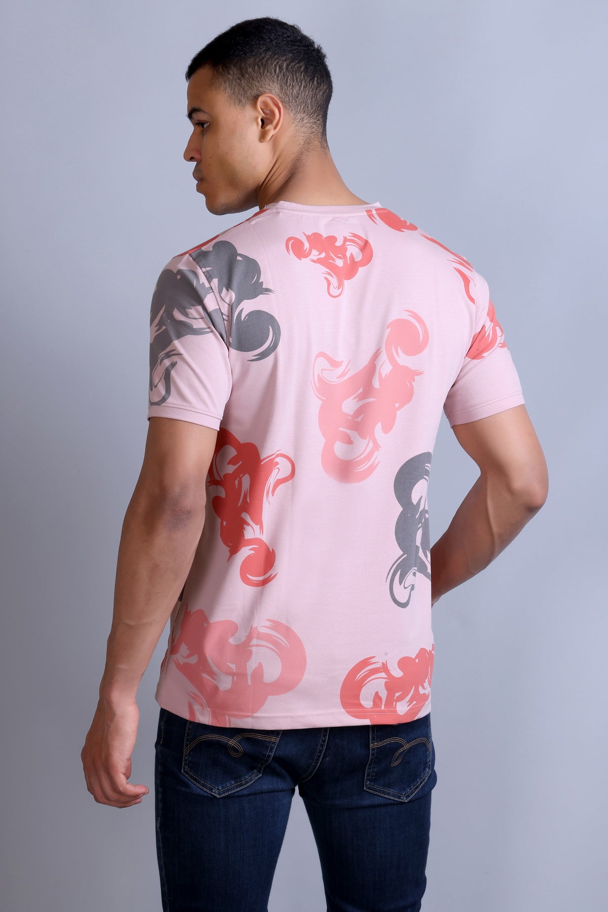 Men's Onion Printed Round Neck T-Shirt