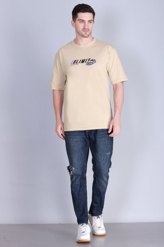 Men's Solid Oversize Round Neck T-Shirt ( Pack of 2 )