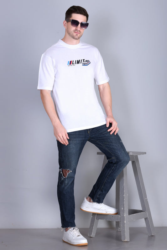 Men's Solid Oversize Round Neck T-Shirt ( Pack of 2 )