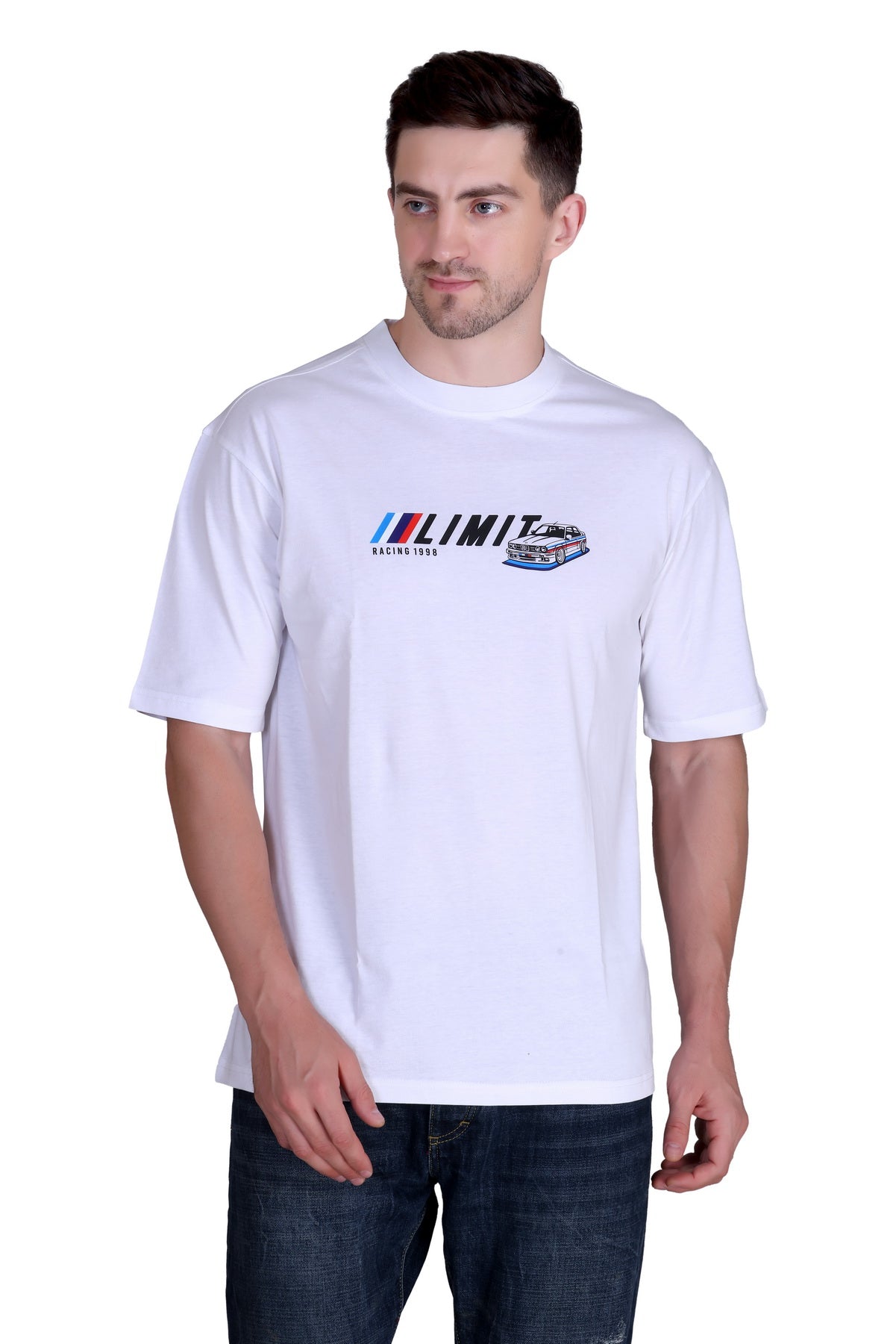 Men's Solid Oversize Round Neck T-Shirt ( Pack of 2 )