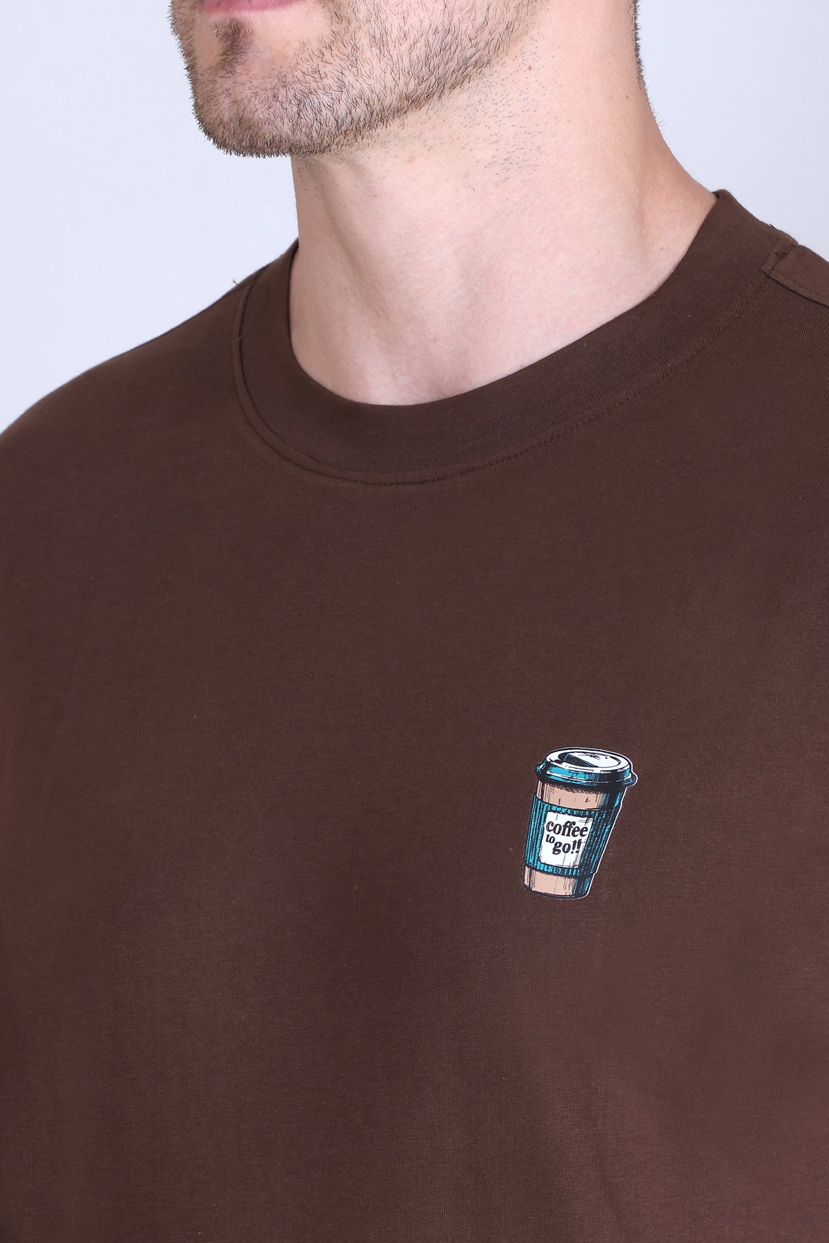 Men's Solid Oversize Round Neck T-Shirt ( Pack of 2 )