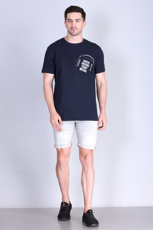 Men's Solid Oversize Round Neck T-Shirt ( Pack of 2 )