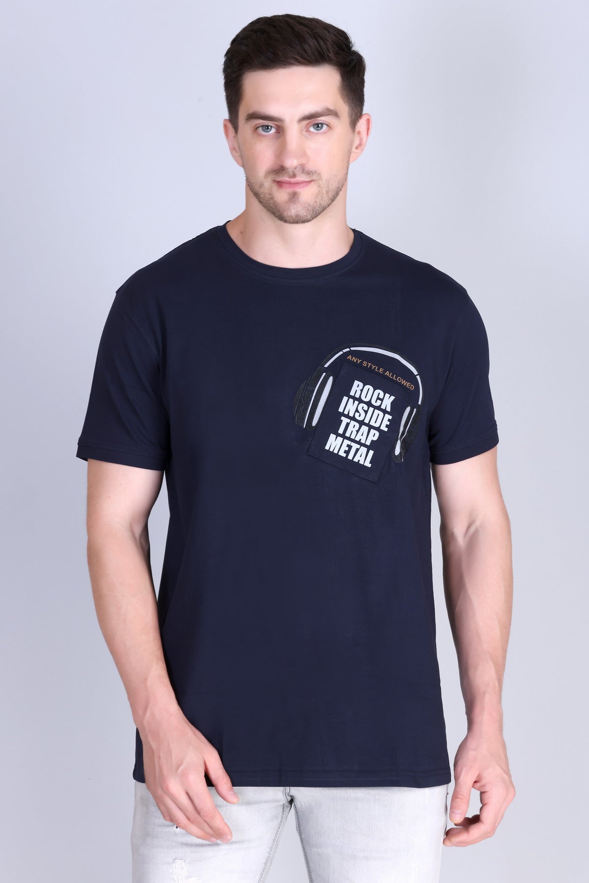 Men's Solid Oversize Round Neck T-Shirt ( Pack of 2 )