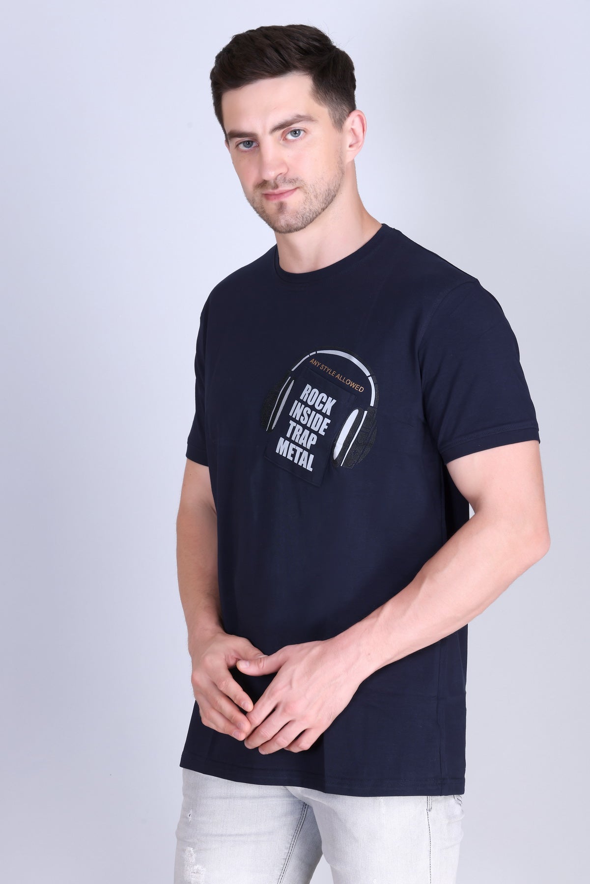 Men's Solid Oversize Round Neck T-Shirt ( Pack of 2 )