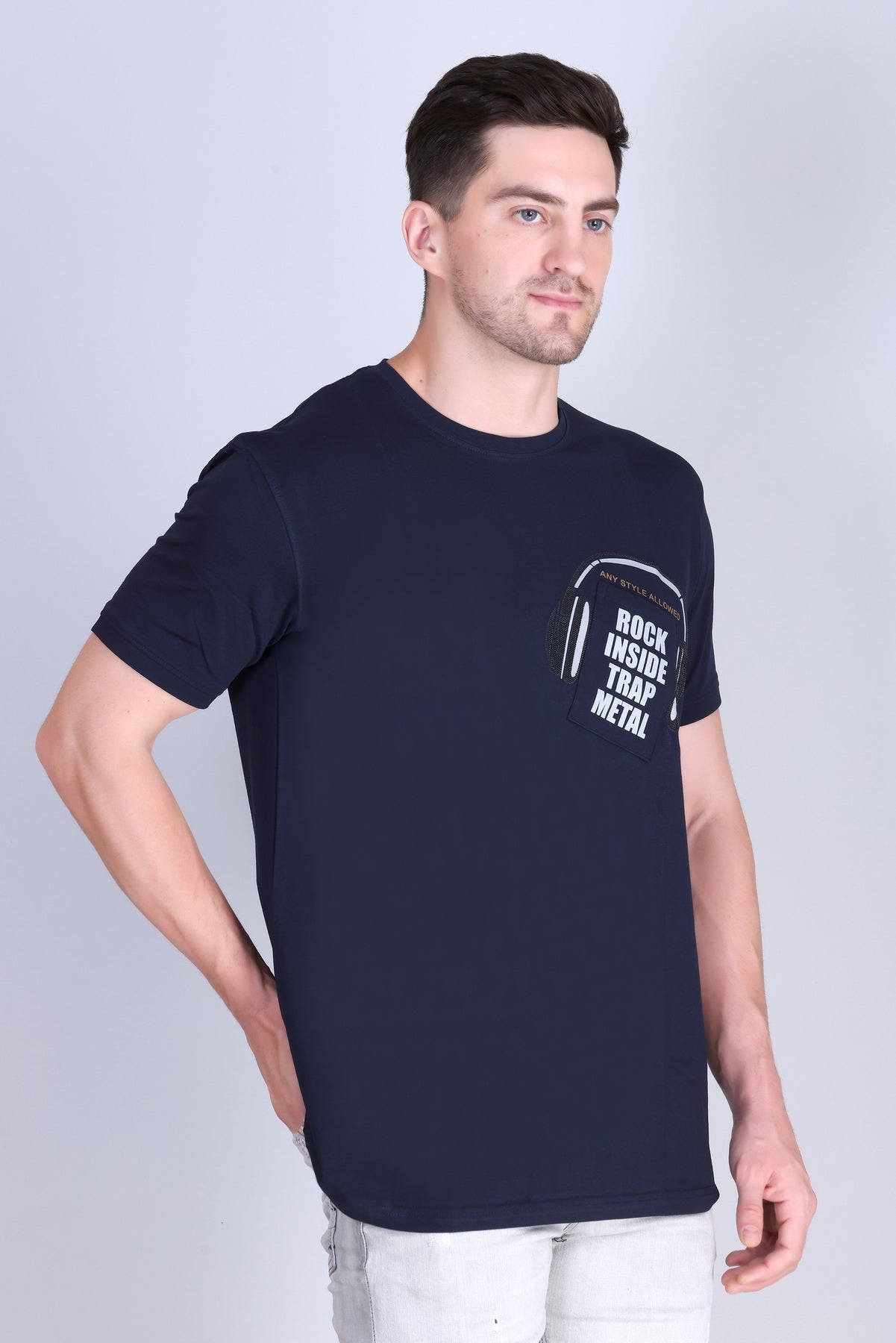 Men's Solid Oversize Round Neck T-Shirt ( Pack of 2 )