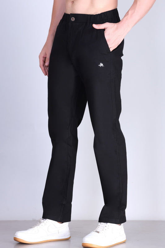 Parcel Yard Men's Cotton Blend Casual Trousers Pants | Stylish Comfortable Trousers for Office Work and Outings