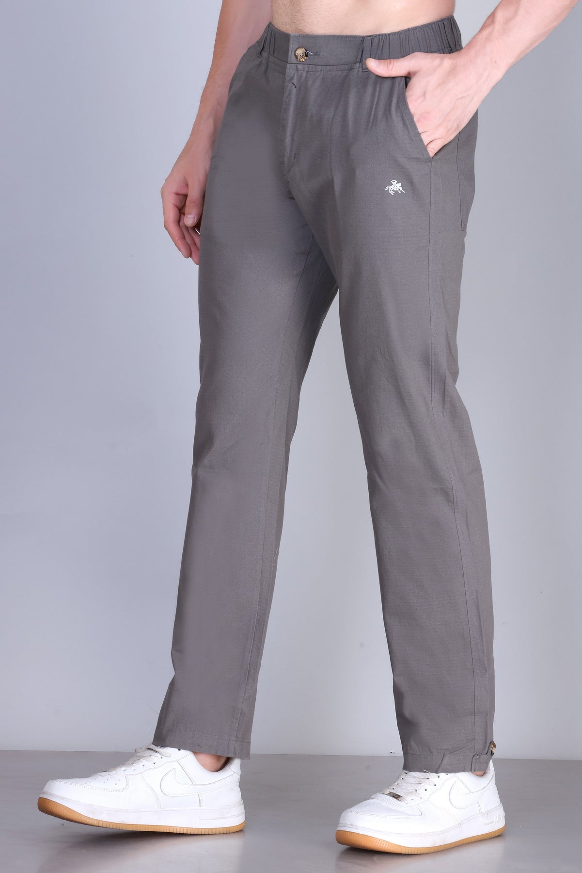 Parcel Yard Men's Cotton Blend Casual Trousers Pants | Stylish Comfortable Trousers for Office Work and Outings