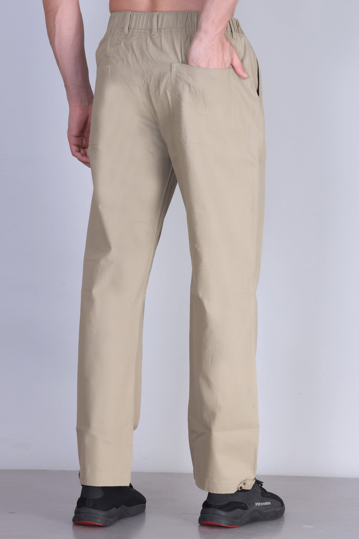 Parcel Yard Men's Cotton Blend Casual Trousers Pants | Stylish Comfortable Trousers for Office Work and Outings