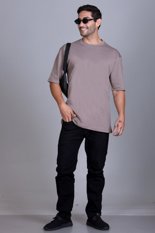 Men's Mouse Oversize Round Neck T-Shirt