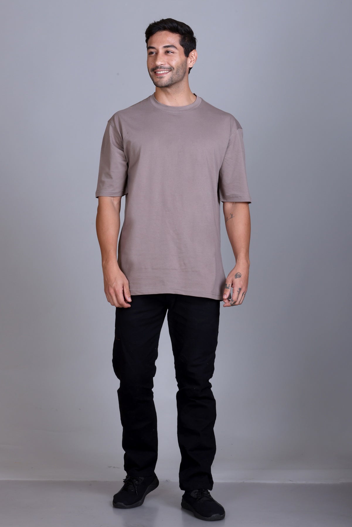 Men's Mouse Oversize Round Neck T-Shirt