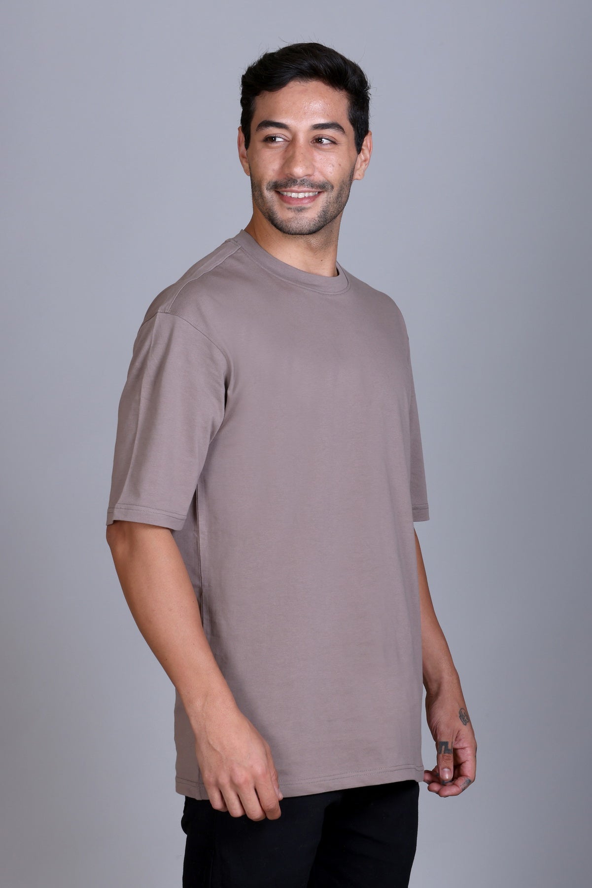 Men's Mouse Oversize Round Neck T-Shirt