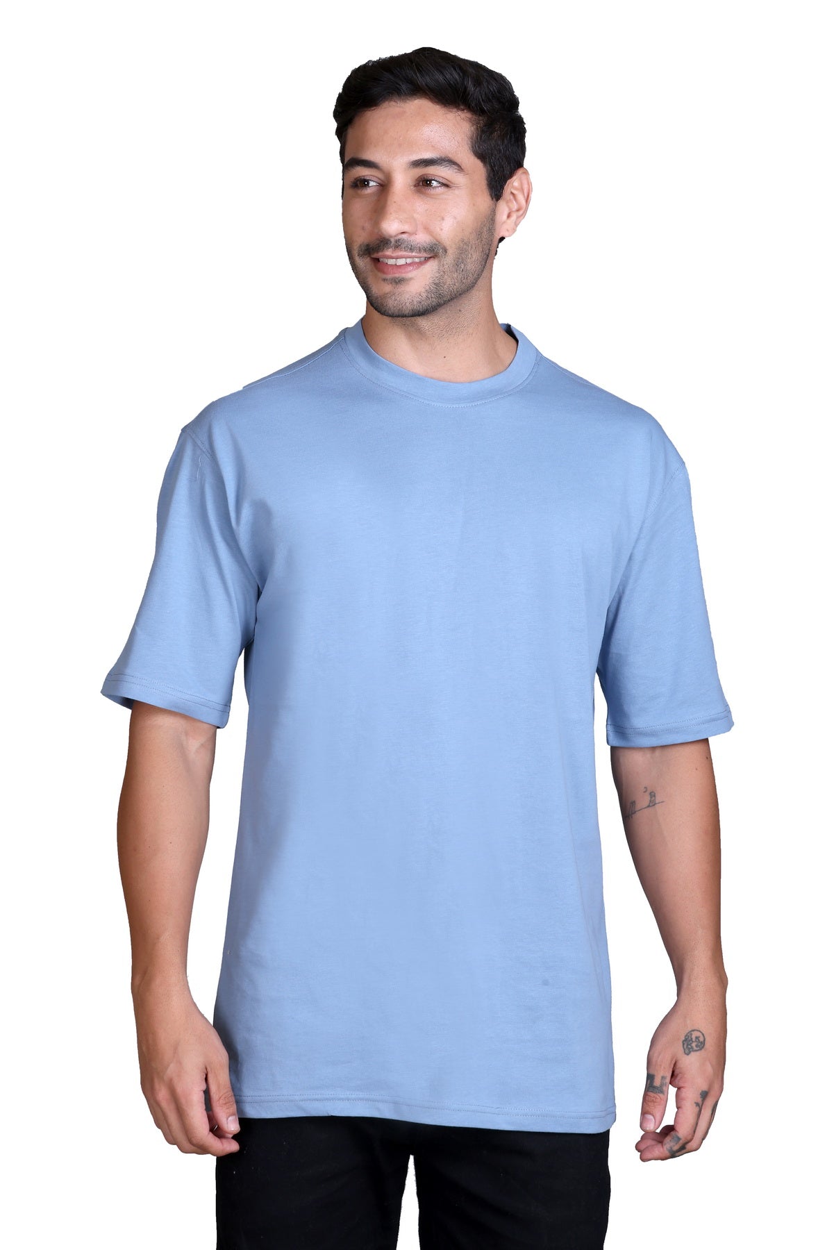 Men's Sky Oversize Round Neck T-Shirt