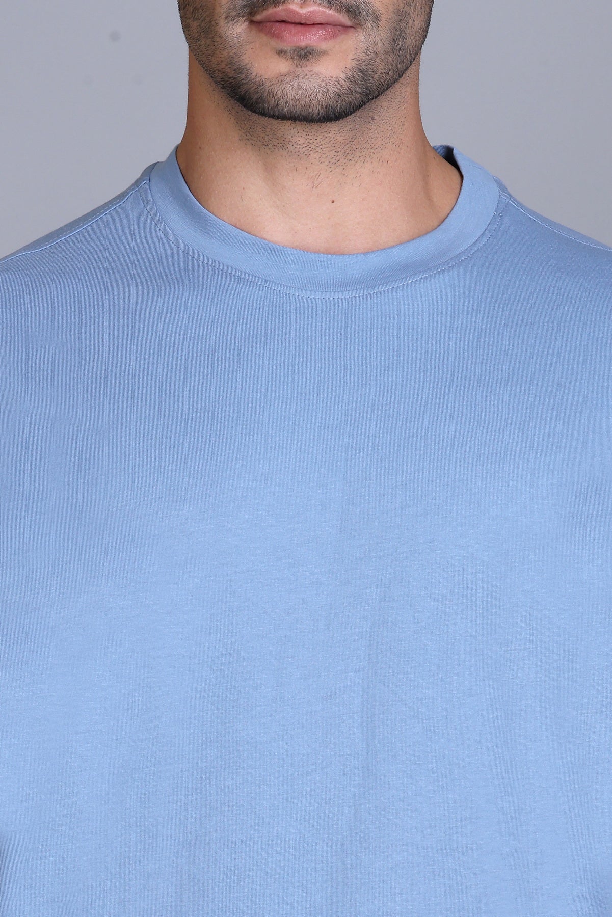 Men's Sky Oversize Round Neck T-Shirt