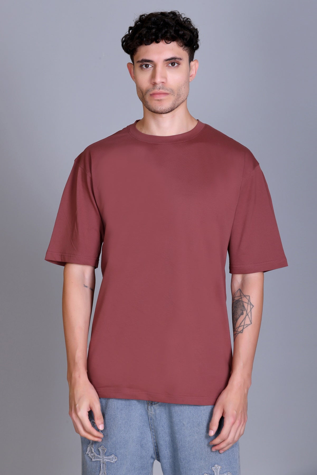 Men's Onion Oversize Round Neck T-Shirt