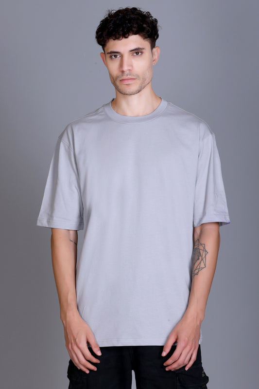 Men's Solid Oversize Round Neck T-Shirt ( Pack of 2 )