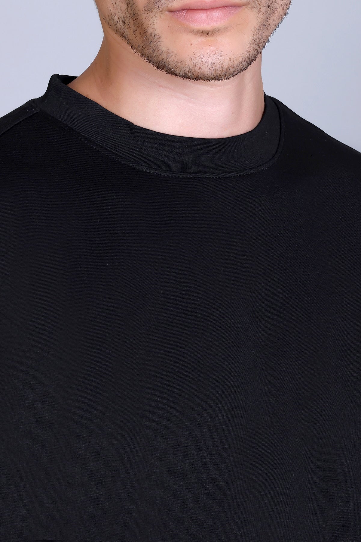 Men's Solid Oversize Round Neck T-Shirt ( Pack of 2 )