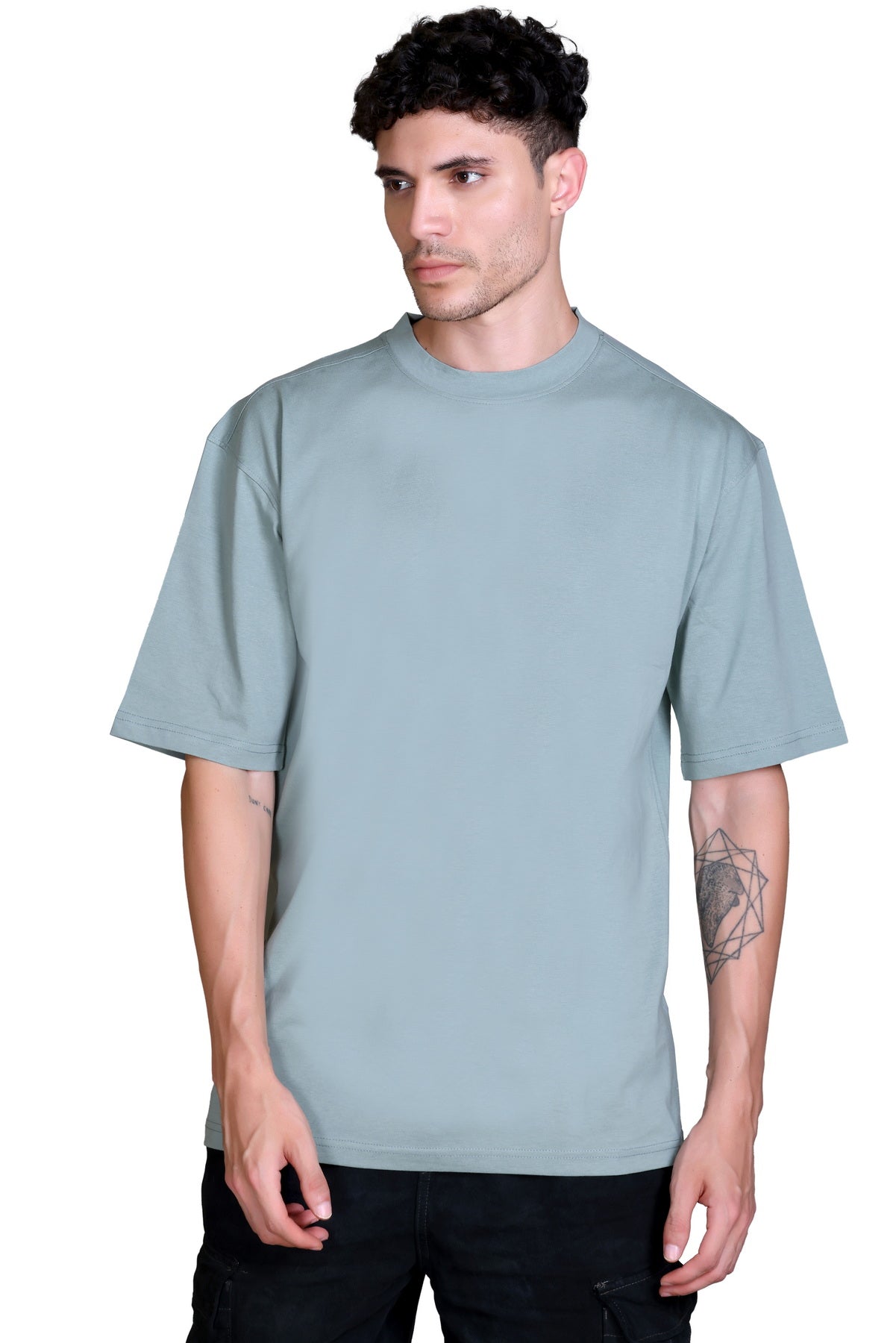 Men's Pista Oversize Round Neck T-Shirt