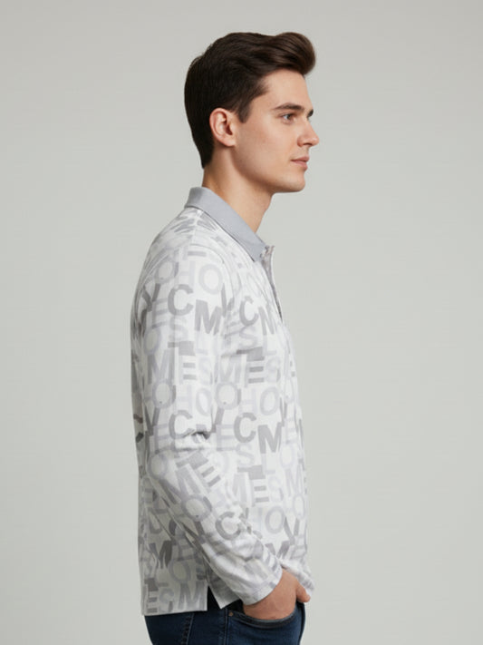 Parcel Yard Mens Full Sleeve Polo Sweatshirt