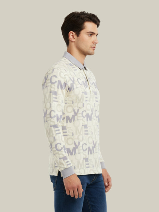 Parcel Yard Mens Full Sleeve Polo Sweatshirt