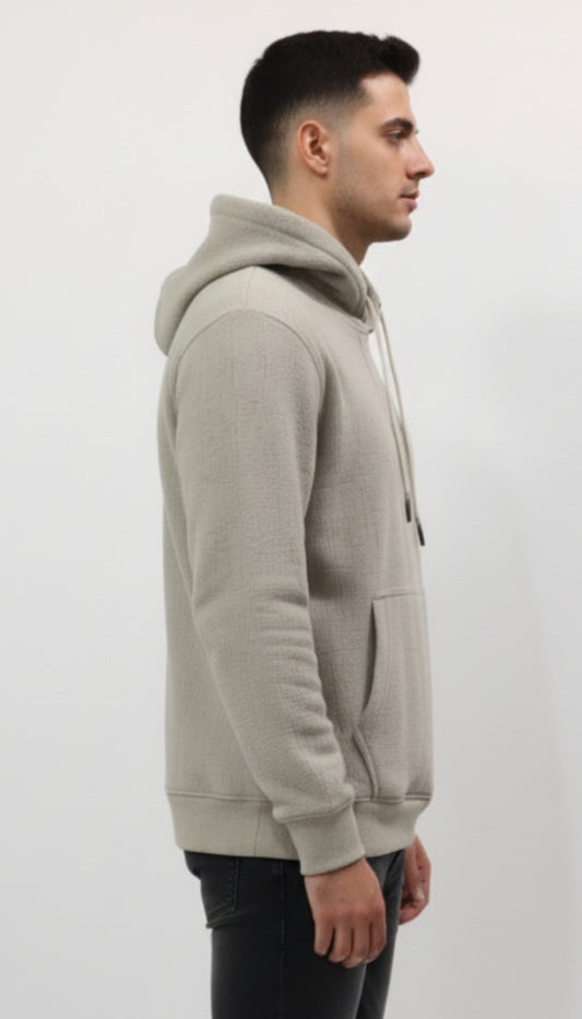 Parcel Yard Men Solid Regular Fit Hoodie