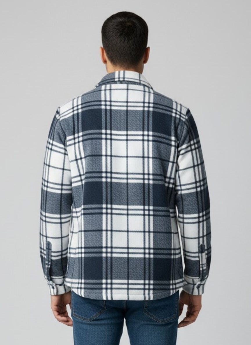Parcel Yard Men's Standard Length Textured Shacket