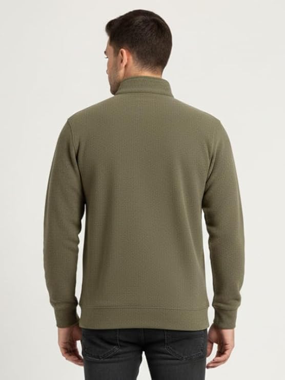 Parcel Yard Men Stylish Cotton Fleece Sweatshirt for Men | Warm Gym, Travel & Casual Hoodie | Comfortable Winter Wear| Winter Sweater for Man|Pullover Sweater|
