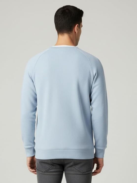 Parcel Yard Sweatshirts for Man Stylish Cotton Fleece Solid Regular Fit Full Sleeve Sweatshirt for Men | Stylish Casual Wear Winter Sweatshirt for Men Office Wear Casual Hoodie
