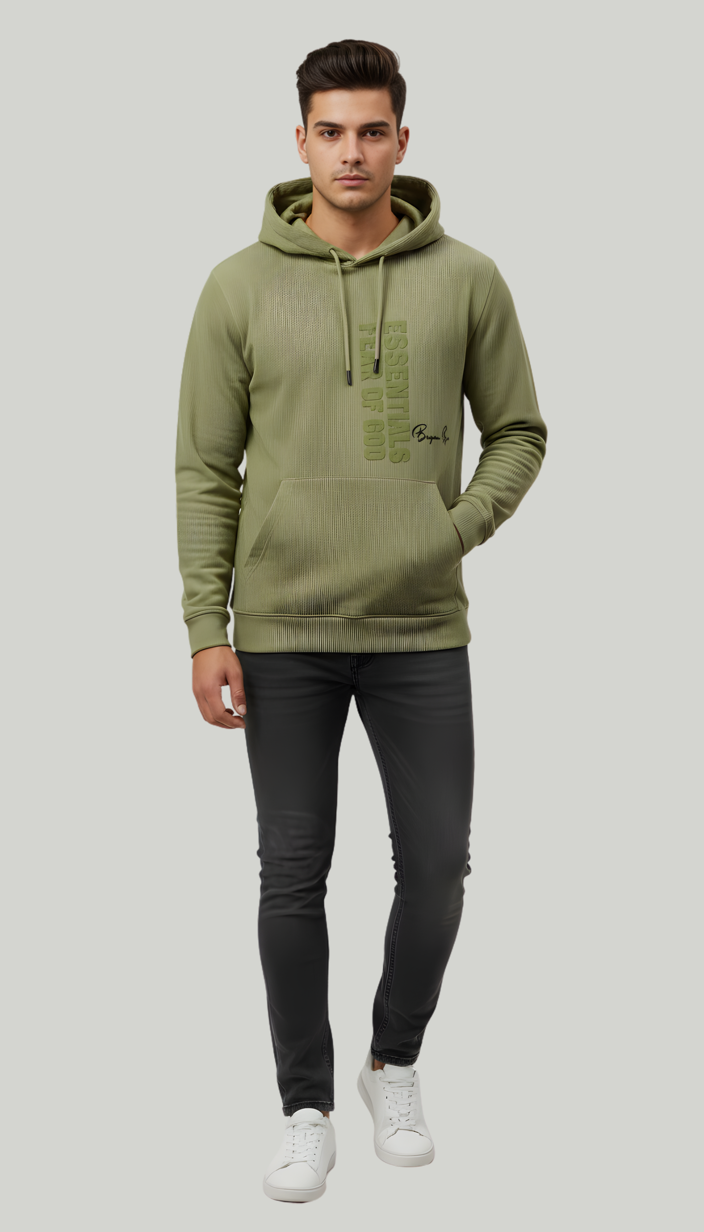 Parcel Yard Men's Full Sleeve Cotton Blend Hoodie For Men